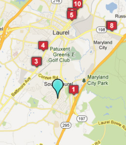 Map of Montpelier, IN hotels