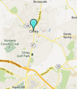 Map of Olney, IN hotels