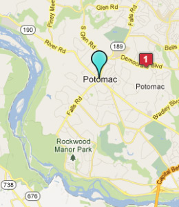 Map of Potomac, IN hotels