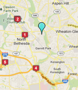 Map of Randolph Hills, IN hotels