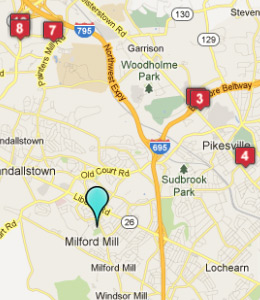 Map of Rockdale, IN hotels