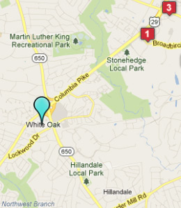 Map of White Oak, IN hotels