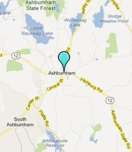 Map of Ashburnham, IN hotels
