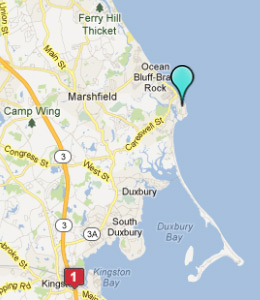 Map of Brant Rock, IN hotels