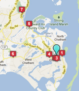 Map of Chatham, IN hotels