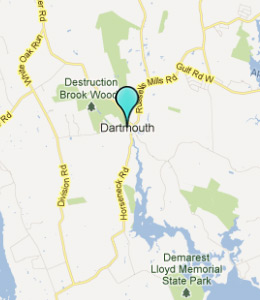 Map of Dartmouth, IN hotels