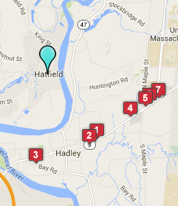 Map of Hatfield, IN hotels