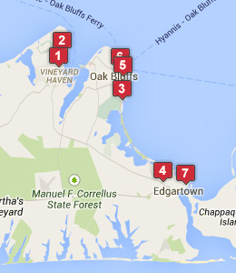 Map of Menemsha, MA hotels