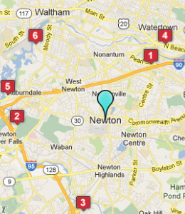 Map of Newton, IN hotels