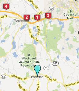 Map of Princeton, IN hotels