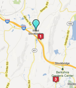 Map of West Stockbridge, IN hotels