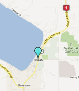 Map of Beulah, IN hotels