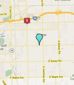 Map of Burton, IN hotels