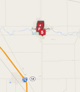 Map of Caro, IN hotels