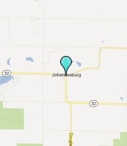Map of Johannesburg, IN hotels