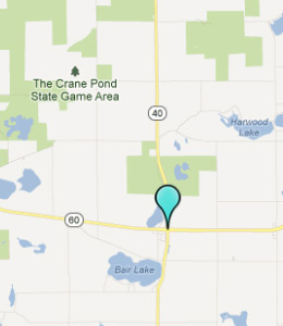 Map of Jones, IN hotels