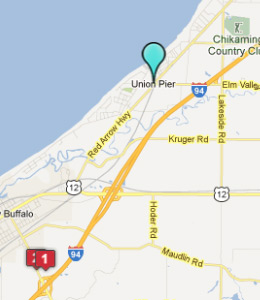 Map of Union Pier, IN hotels