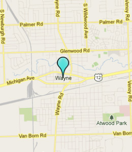 Map of Wayne, IN hotels
