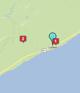 Map of Lutsen, IN hotels