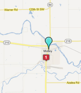 Map of Motley, IN hotels