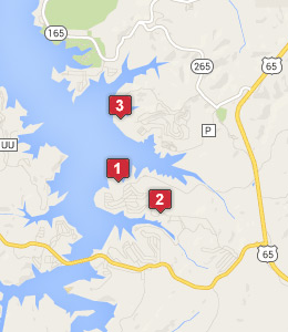 Map of Blue Eye, IN hotels
