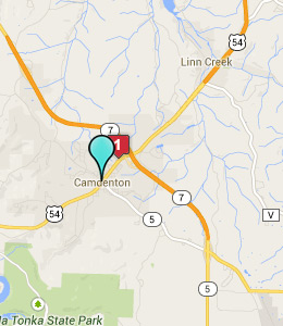 Map of Camdenton, IN hotels
