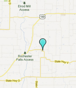 Map of Helena, IN hotels