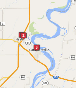 Map of Marston, IN hotels