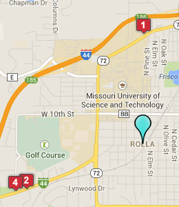 Map of Rolla, IN hotels