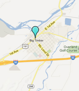 Map of Big Timber, IN hotels