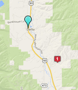 Map of Darby, IN hotels