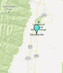 Map of Stevensville, IN hotels