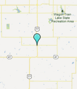 Map of Cortland, IN hotels