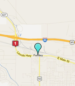 Map of Fernley, NV hotels