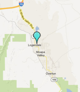 Map of Logandale, NV hotels