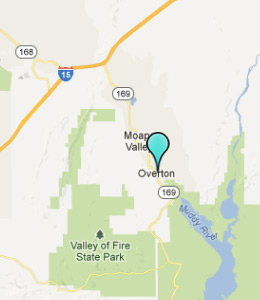 Map of Overton, NV hotels