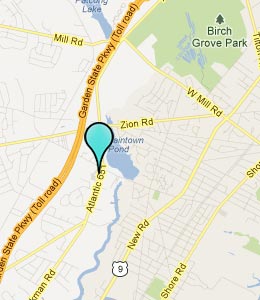 Map of Egg Harbor, NJ hotels