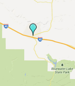Map of Thoreau, NM hotels