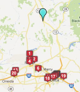 Map of Boonville, NY hotels