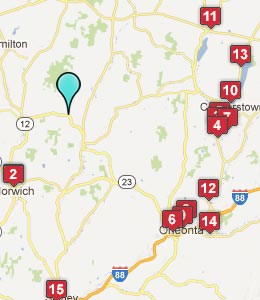 Map of Columbus, NY hotels