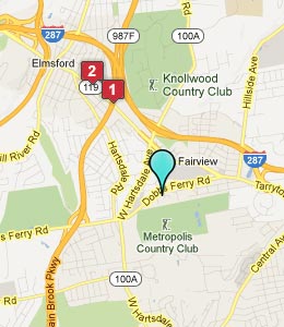 Map of Fairview, NY hotels