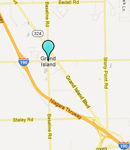 Map of Grand Island, NY hotels