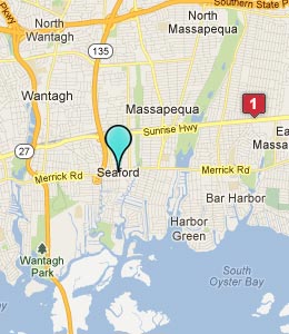 Map of Seaford, NY hotels