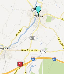 Map of Walden, NY hotels