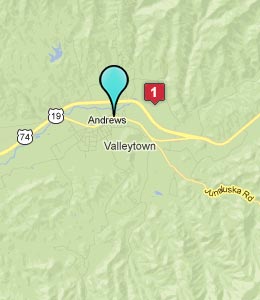 Map of Andrews, NC hotels
