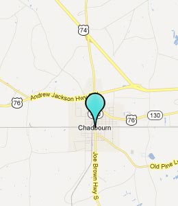 Map of Chadbourn, NC hotels