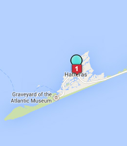 Map of Hatteras Village, IN hotels