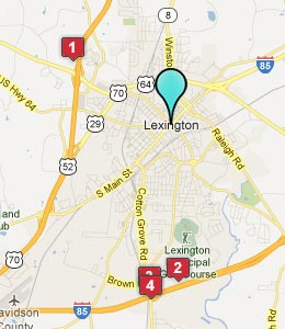 Lexington North Carolina Map Bnhspine Lexington Nc Hotels Amp Motels See All S