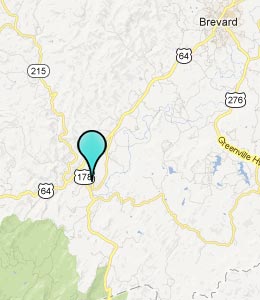 Map of Rosman, NC hotels