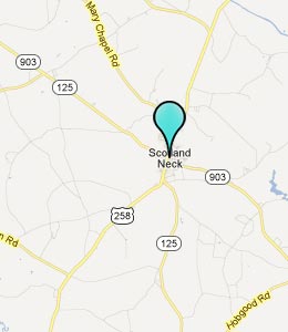 Map of Scotland Neck, NC hotels